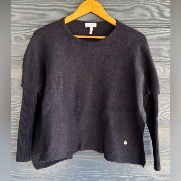 Escada Sport Cashmere Wool Sweater blazer XS Elegant Workwear Quiet Luxury Cozy - Picture 5 of 7